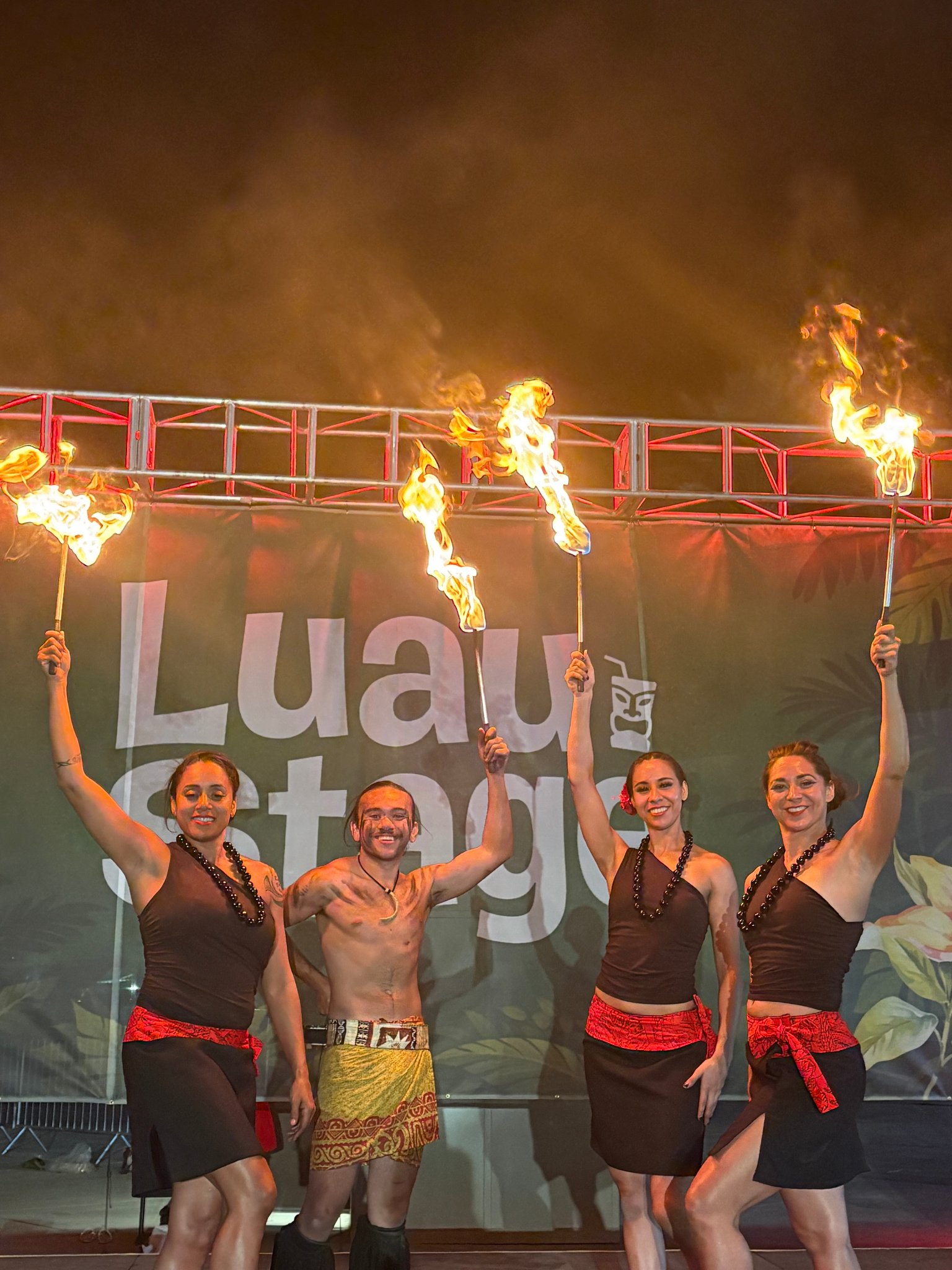 Fire Knife Dance Performance